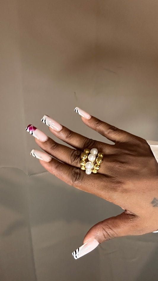 BAGUE BARBIE PEARL