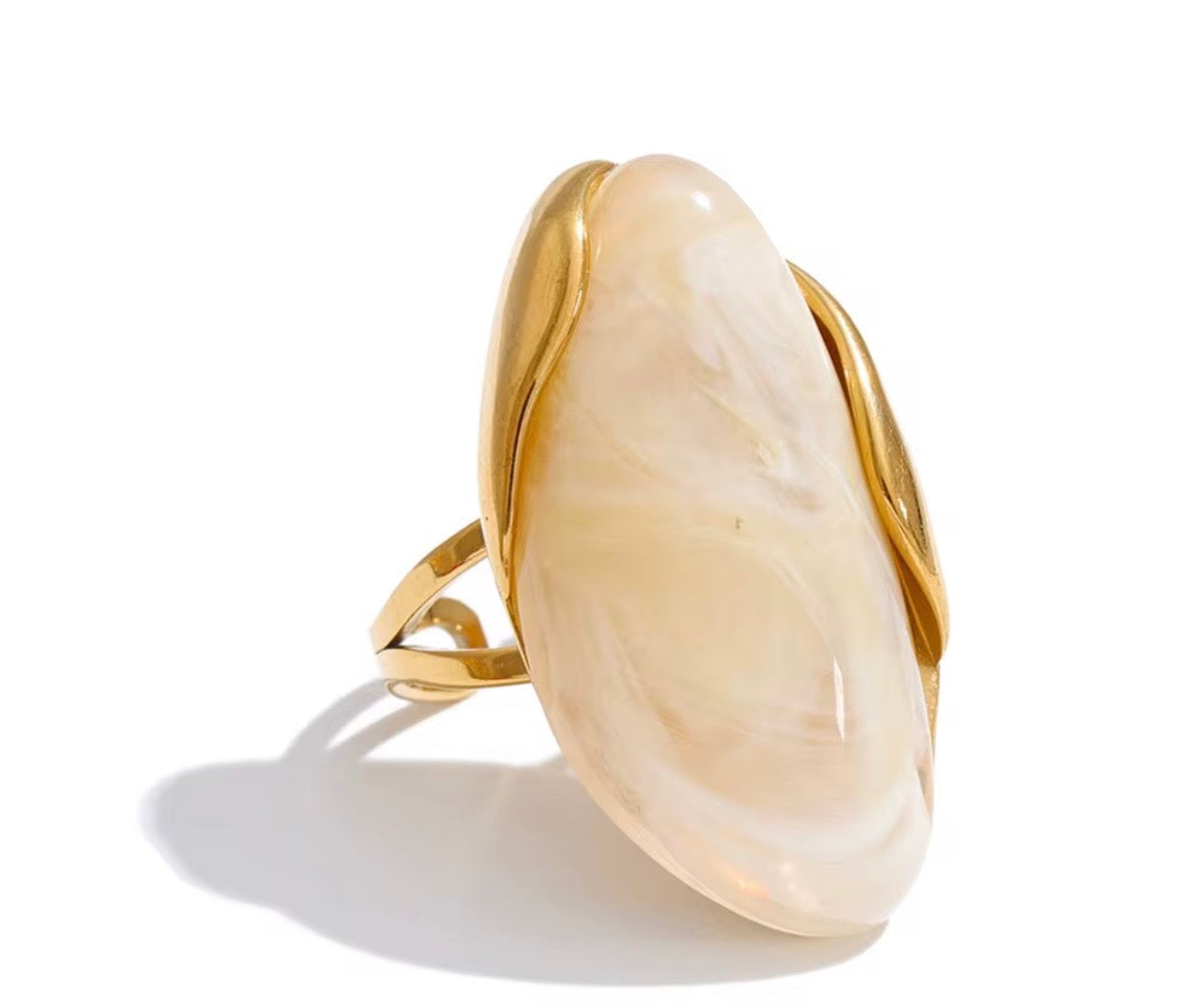 Bague Avanys beige