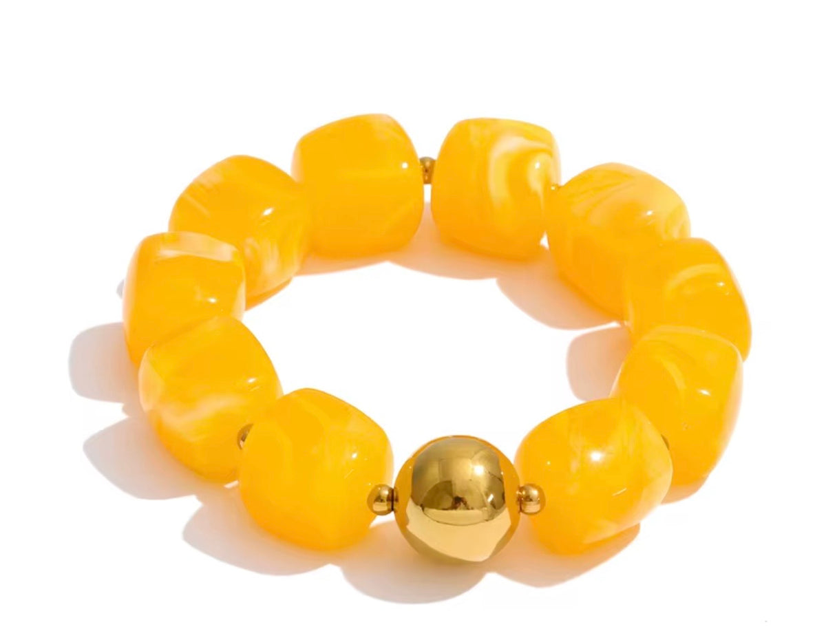 Bracelet jaune