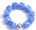 Bracelet boule argenté