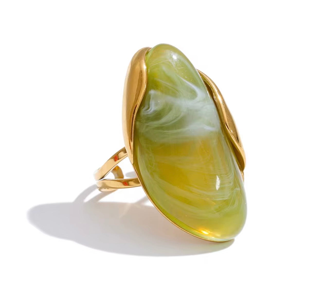 Bague Avanys green