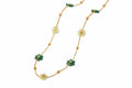 Collier Flora multi vert