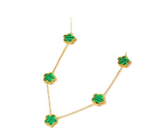 COLLIER CLOVER GREEN