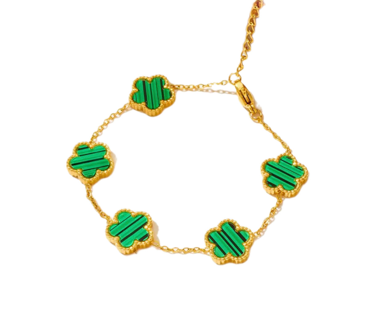 BRACELET CLOVER VERT